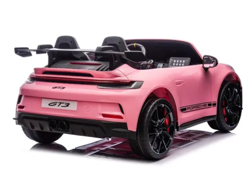 Samochód Na Akumulator Dla 2 Dzieci Porsche 911 Gt3 24V Eva LED 2 Silniki