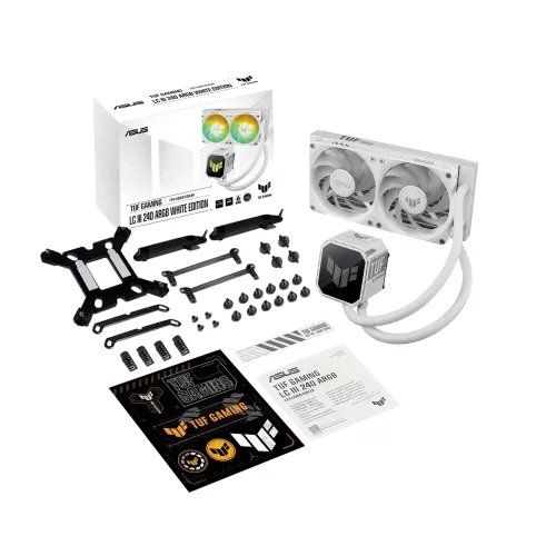 Chłodzenie ASUS TUF Gaming LC III 240 ARGB White Edition Biały