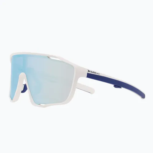 Okulary przeciwsłoneczne Red Bull SPECT Kraft white/smoke with blue mirror