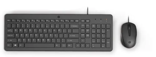 Zestaw klawiatura i mysz HP 150 Combo przewodowa czarna