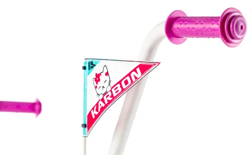 Rower dziecięcy KARBON Kitty 18 cali dla dziewczynki Różowy