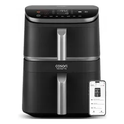 Frytkownica beztłuszczowa COSORI Turbo Tower Pro Smart ‎CAF-DC113S-ADE Wi-Fi 10,8 l Double Stack