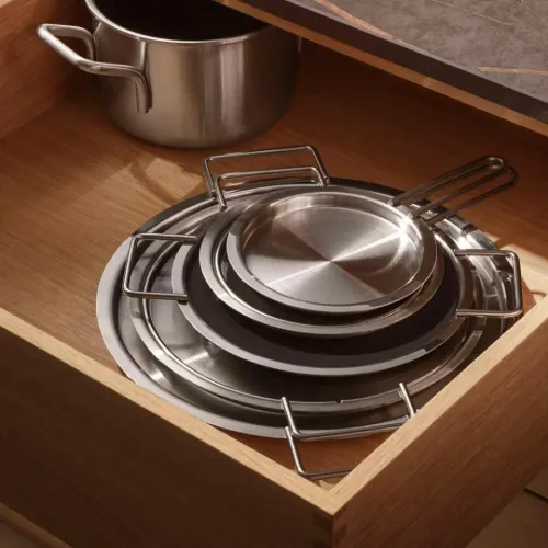 EVA TRIO 20 cm - pokrywka ze stali nierdzewnej