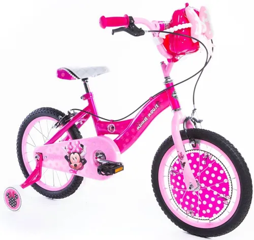 Rower dziecięcy HUFFY Disney Myszka Minnie 16 cali dla dziewczynki Różowy