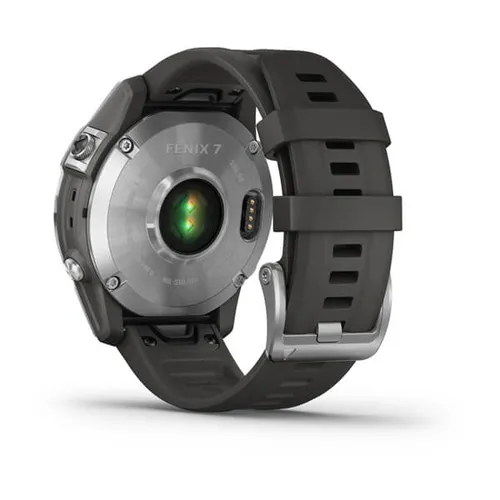 Smartwatch Garmin Fenix 7 srebrny z grafitowym paskiem (010-02540-01)