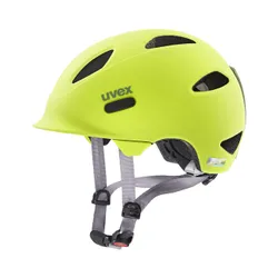 Kask rowerowy dziecięcy UVEX Oyo Jr neon yellow/moss green matt