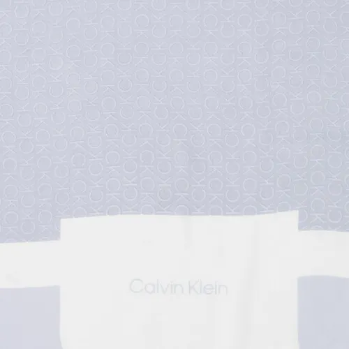 Calvin Klein Geo Minimal eșarfă Sling 130x130 K60K610227 pur albastru CFX