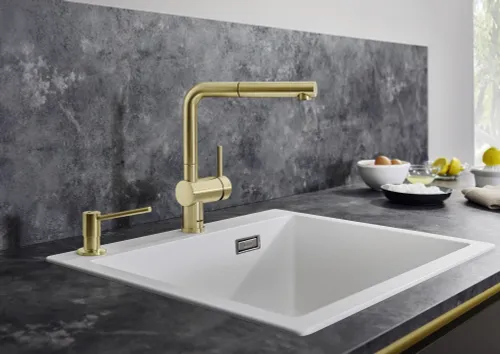 Bateria BLANCO Linus-S 526684 Satynowe złoto