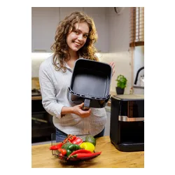 Air Fryer Frytkownica beztłuszczowa PURENO Air 650 6.5l z 10 automatycznymi programami i okienkiem do obserwacji postępów gotowania