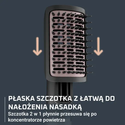 Suszarko-lokówka Rowenta Air Nano UB9B20 950W Jonizacja Zimny nawiew Średnica szczotki 33mm 3 poziomy temperatury