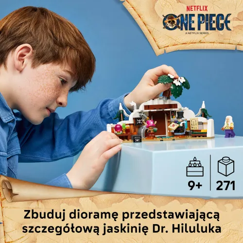 LEGO 75641 ONE PIECE: Убежище доктора Хилюлука, набор кубиков 9+