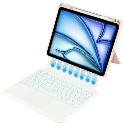 Etui na iPad Air TECH-PROTECT SCMag Pen + Keyboard Różowy Klawiatura