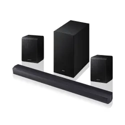 Soundbar SAMSUNG HW-B450F Czarny + Kolumny głośnikowe SAMSUNG SWA-9250S Czarny (2 szt.)