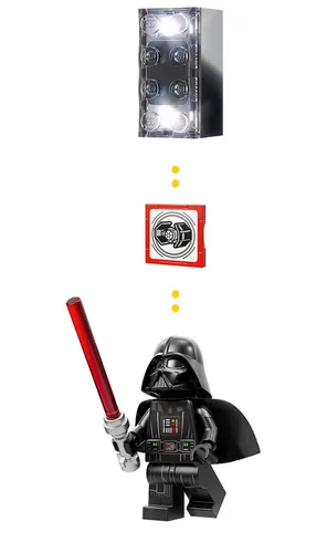 LEGO 75421 Star Wars SMART Play Myśliwiec TIE Dartha Vadera