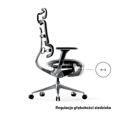 Fotel DIABLO CHAIRS V-Master Czarno-szary
