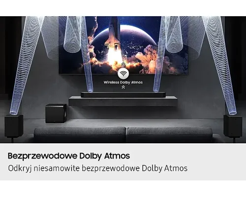 Soundbar Samsung HW-Q990F 11.1.4 Wi-Fi Bluetooth AirPlay Chromecast Dolby Atmos