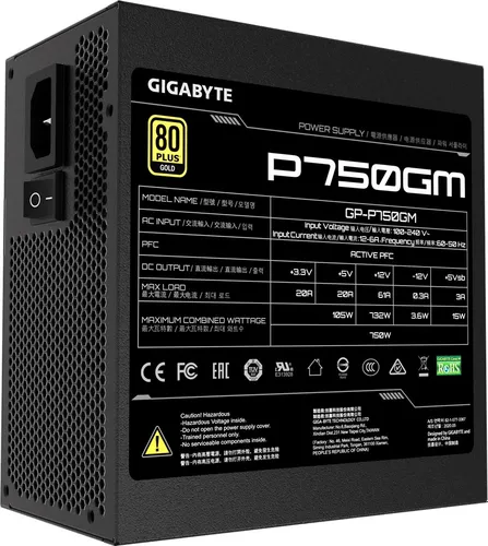 Gigabyte P750GM 750W Güç Kaynağı (GP-P750GM)