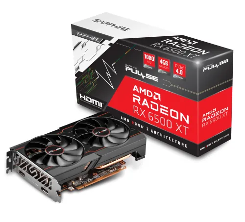Karta graficzna Sapphire technology PULSE Radeon RX 6500 XT OC 4GB GDDR6 64bit FSR