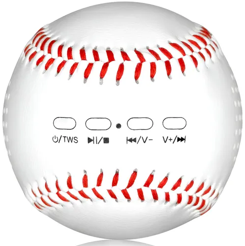 Głośnik mobilny MUSIC ANGEL Piłka do baseball Biały