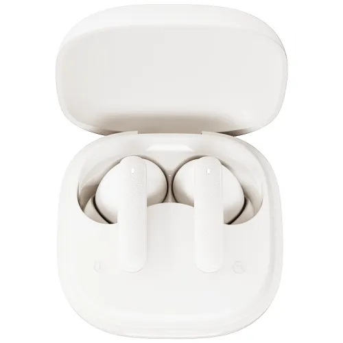 Słuchawki bezprzewodowe QCY Buds T43 Dokanałowe Bluetooth 5.3 Biały