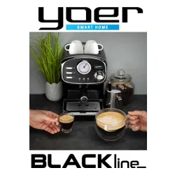 Кофеварка YOER BLACKline Breve EM01BK