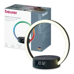 Budzik Beurer WL 65 z ładowarką indukcyjną Czarny