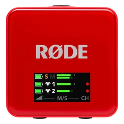 System bezprzewodowy RODE Wireless Go III Czerwony