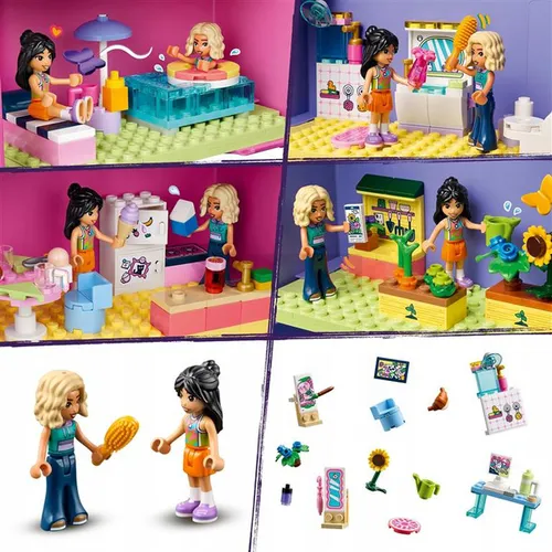 LEGO FRIENDS 42697 Kreatywna walizka z domkiem dla lalek, zestaw klocków 6+