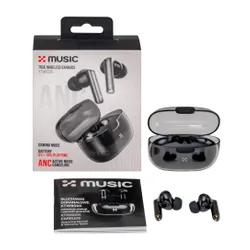 Słuchawki dokanałowe XMUSIC XTW800K Czarny