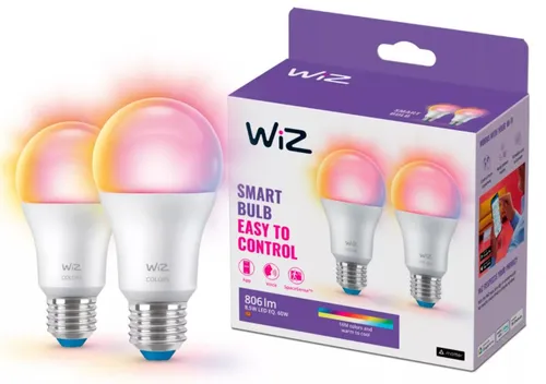 Inteligentna żarówka LED WIZ 929003601032 8.5 W E27 Wi-Fi (2 szt.)