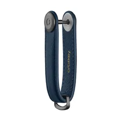 Skórzane etui na klucze Orbitkey Saffiano - oxford navy