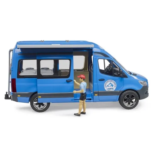 BRUDER Pojazd MB Sprinter Camper z figurką i akcesoriami