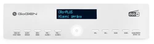 Radioodbiornik GoGEN DAB 600 Radio FM DAB+ Bluetooth Biały