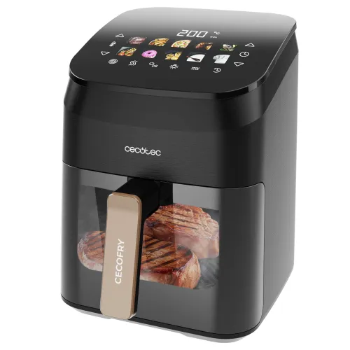 Air Fryer Frytkownica beztłuszczowa CECOTEC Cecofry&Grill Smoking 4500 3 w 1 z ukrytym grillem i wędzarnią