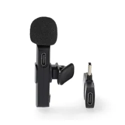 Mikrofon Nedis MICW110BK Bezprzewodowy Czarny