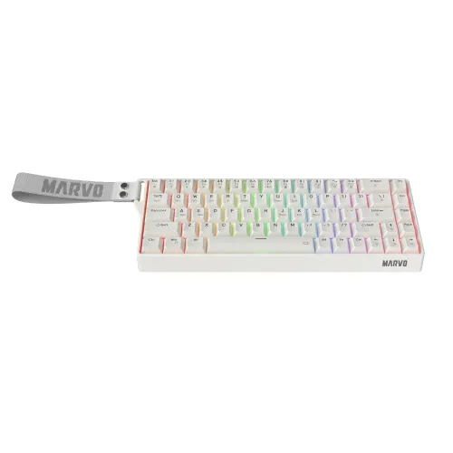 Klawiatura mechaniczna Marvo Saber 65W Biały
