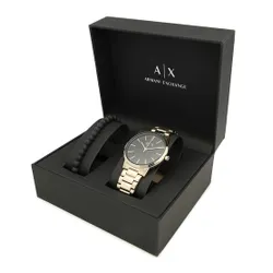 Armani Exchange Cayde Hediye Seti AX7119 Gold / Gold Saati