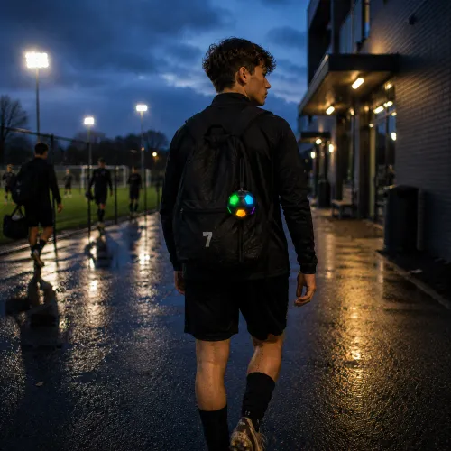 Głośnik Bluetooth Musicmate MM-SB40-B FootballWave LED 5W Czarny