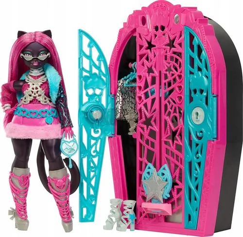 LALKA MONSTER HIGH STRASZYSEKRETY TAJEMNICE HOLLYDUCH Catty Noir JBG82