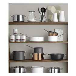 EVA TRIO Copper Line 1,5 l - rondel ze stali nierdzewnej