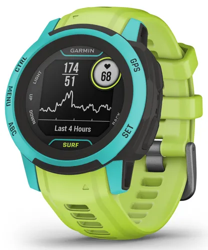 Смарт-часы Garmin Instinct 2s Surf Edition 40mm GPS сине-зеленый