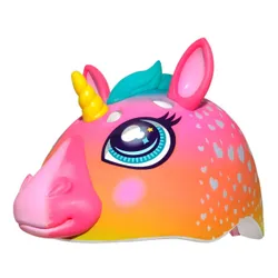 Kask rowerowy RASKULLZ Super Unicorn LED Wielokolorowy dla Dzieci (rozmiar S)