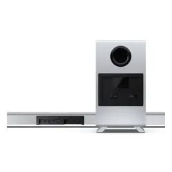Soundbar SHARP HT-SBW55121 Srebrny 5.1.2-kanałowy, Bezprzewodowy Subwoofer, HDMI eARC, Dolby Atmos, 4K, BT