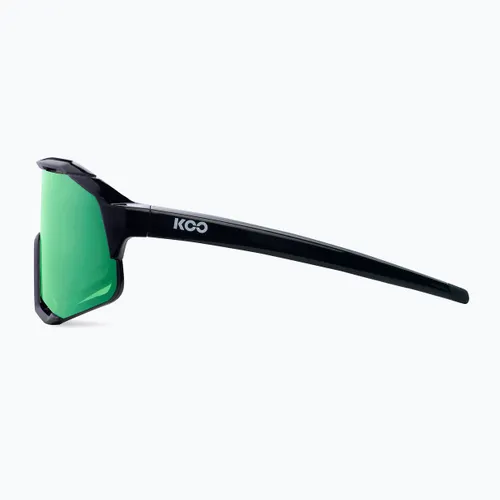Okulary przeciwsłoneczne Koo Demos black/green mirror