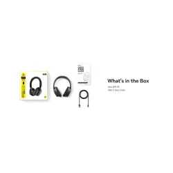 Słuchawki bezprzewodowe Baseus BH1 NC Nauszne Bluetooth 6.0 Biały