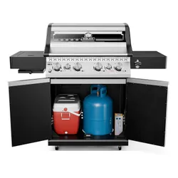 Grill gazowy KOLER Krone S1 Silver 21.6 kW 73 x 46 cm