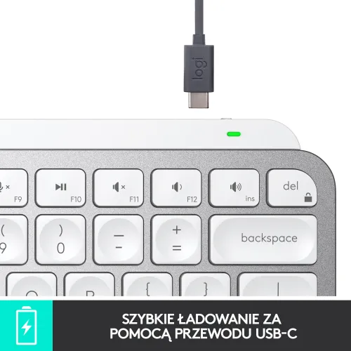 Klawiatura membranowa Logitech MX Keys Mini - szary