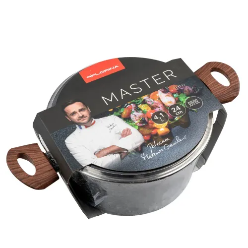 Garnek aluminiowy z pokrywką FLORINA MASTER 4,1 l