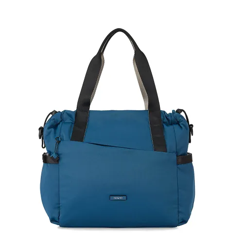 Torba na ramię szoperka Galactic Tote Bag Hedgren - neptune blue