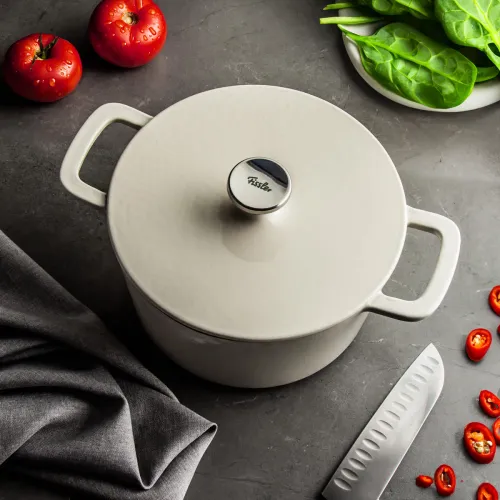 FISSLER Moments 4,5 l - garnek żeliwny z pokrywką